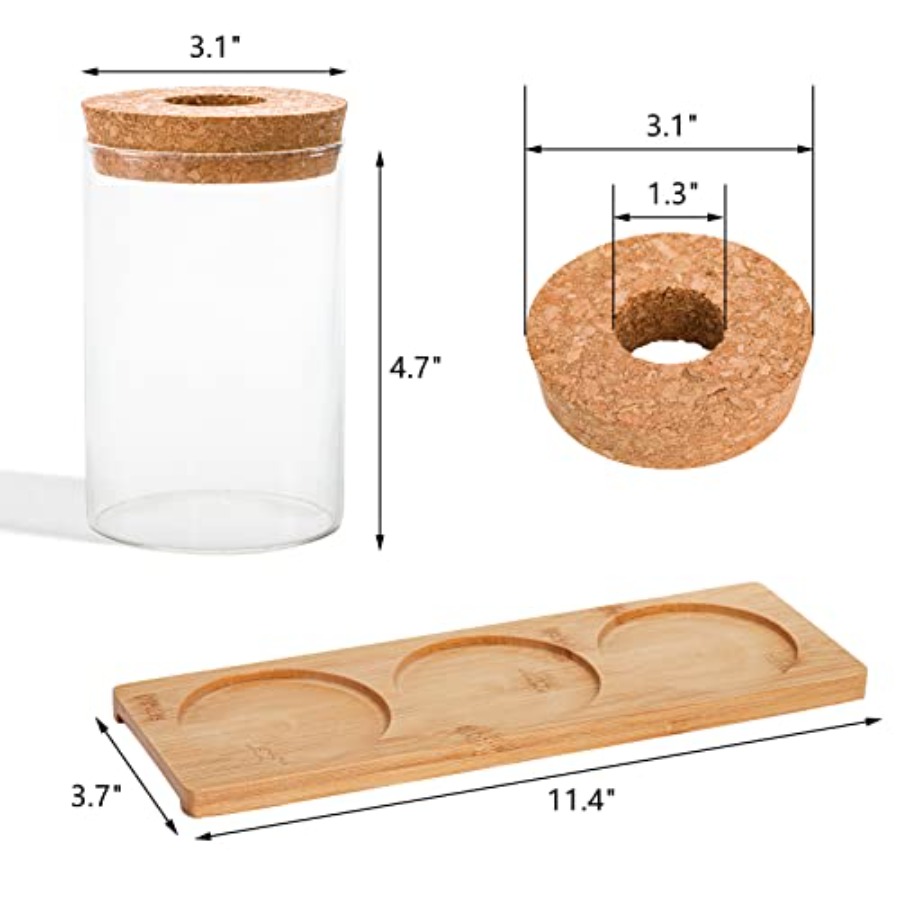 3 Pcs Plant Terrarium Propagat - огляд і ціна Propagation Station Vase