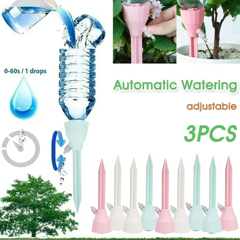 3Pcs Adjustable Drip Irrigatio - огляд і ціна Self Watering Insert