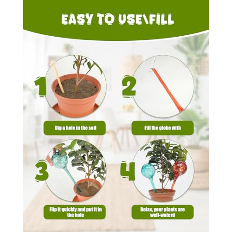 Iridescent Self Watering Globe - огляд і ціна Self Watering Insert