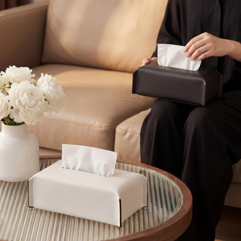 [C] Luxury Tissue Box Leather  - огляд і ціна Agar Tissue Culture