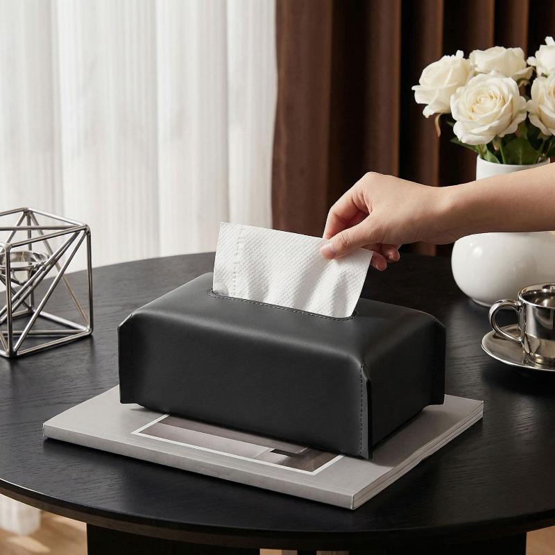 [C] Luxury Tissue Box Leather  - огляд і ціна Agar Tissue Culture