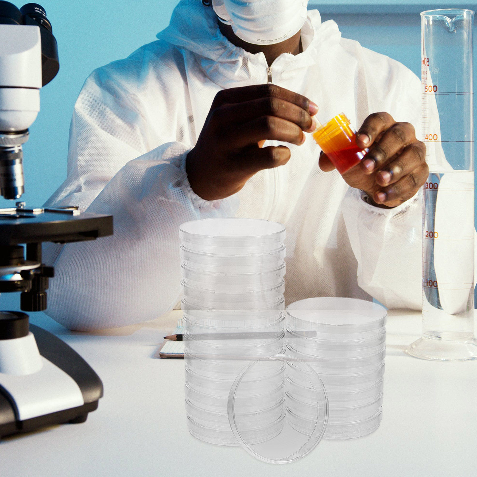 20Pcs Clear Sterile Petri Dish - огляд і ціна Agar Tissue Culture