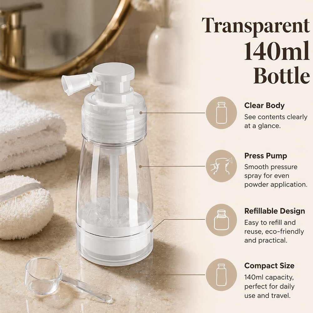 140ml Press-Type Dry Powder Sp - огляд і ціна Misting Bottle Fine