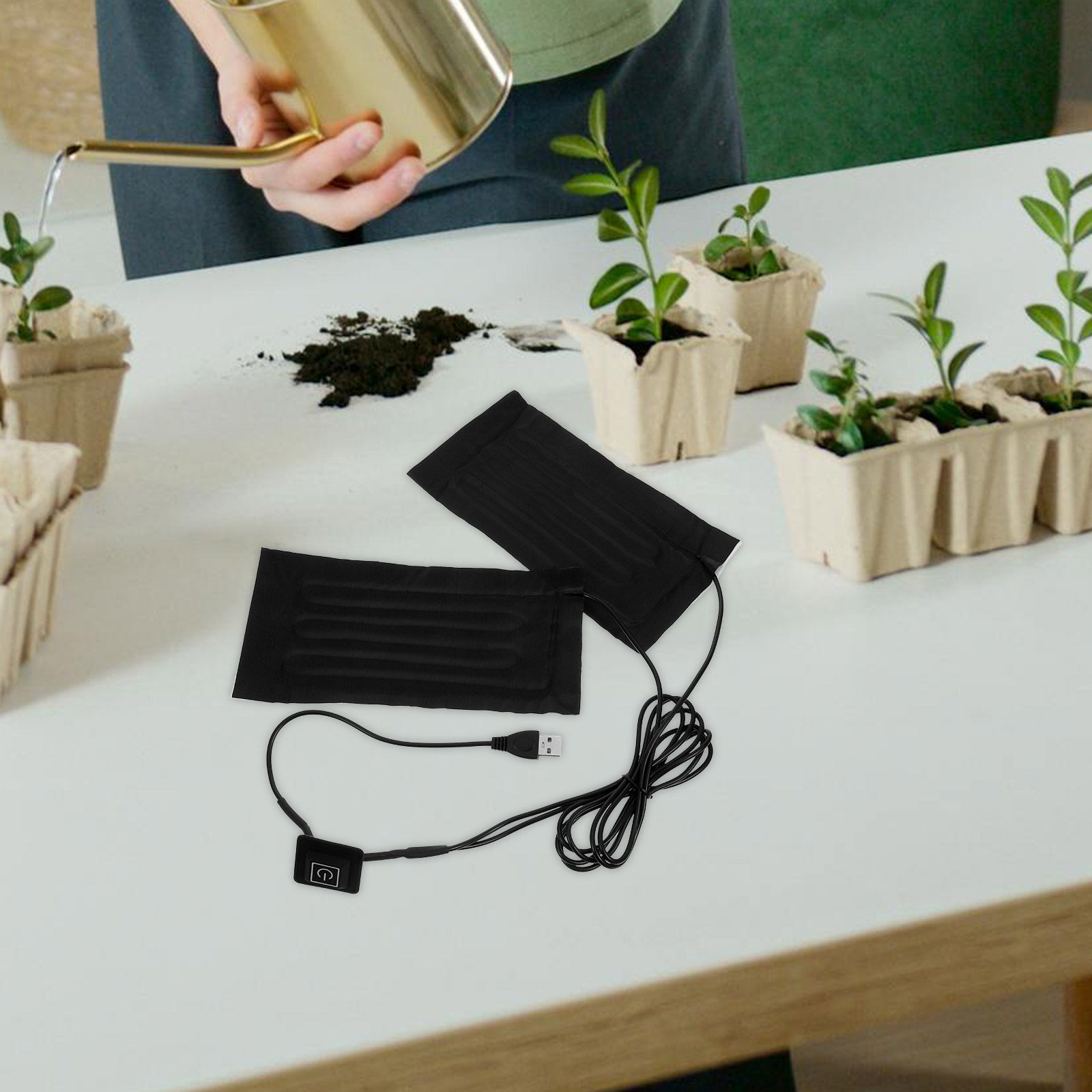 USB Small Heating Pad Plant Ge - огляд і ціна Heat Mat Seedling
