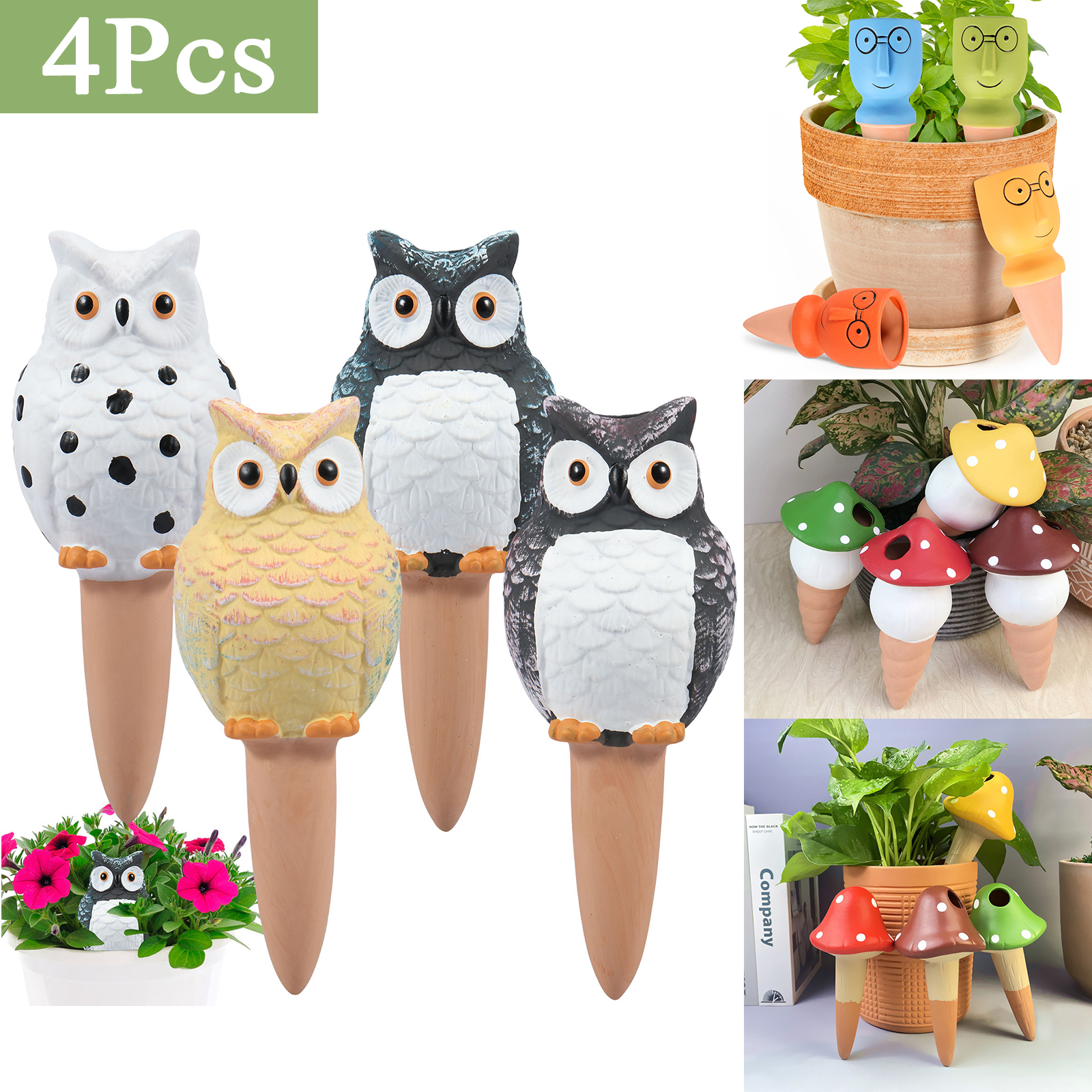 4Pcs Self-Watering Spikes Dive - огляд і ціна Self Watering Insert