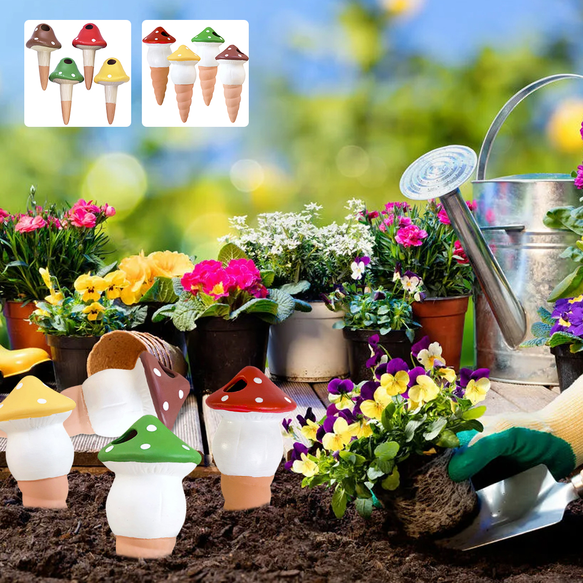 4Pcs Self-Watering Spikes Dive - огляд і ціна Self Watering Insert