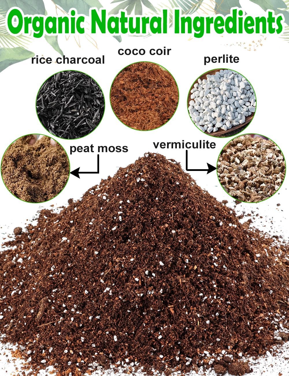 Potting Soil for All Indoor Ho - огляд і ціна Coco Perlite Mix