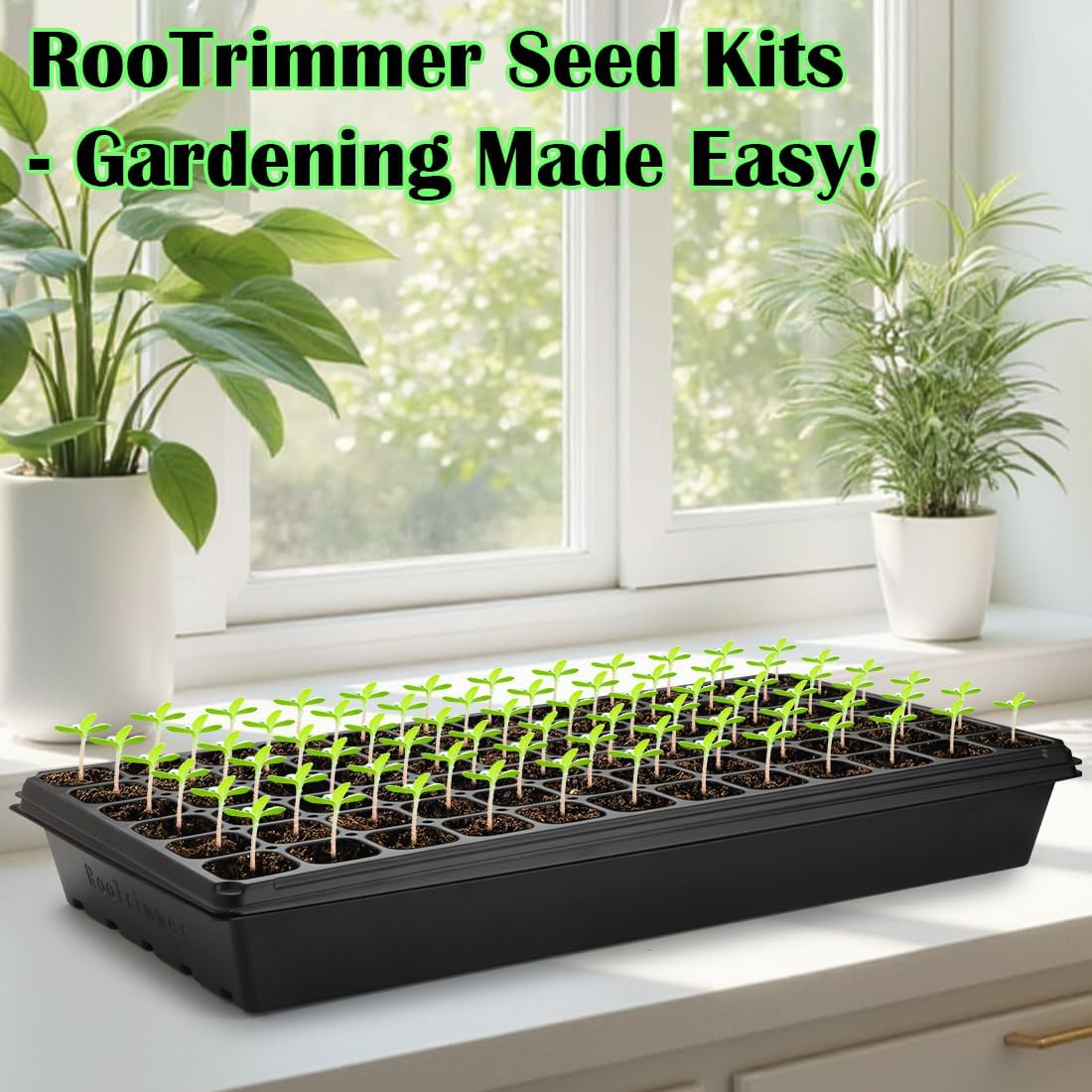 20-Piece Seed Starter Kit with - огляд і ціна Propagation Tray 72