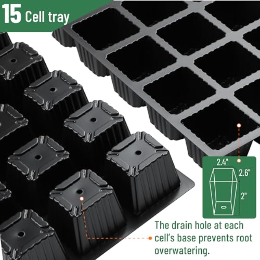 5-Set Seed Starter Tray Kits D - огляд і ціна Humidity Dome Kit