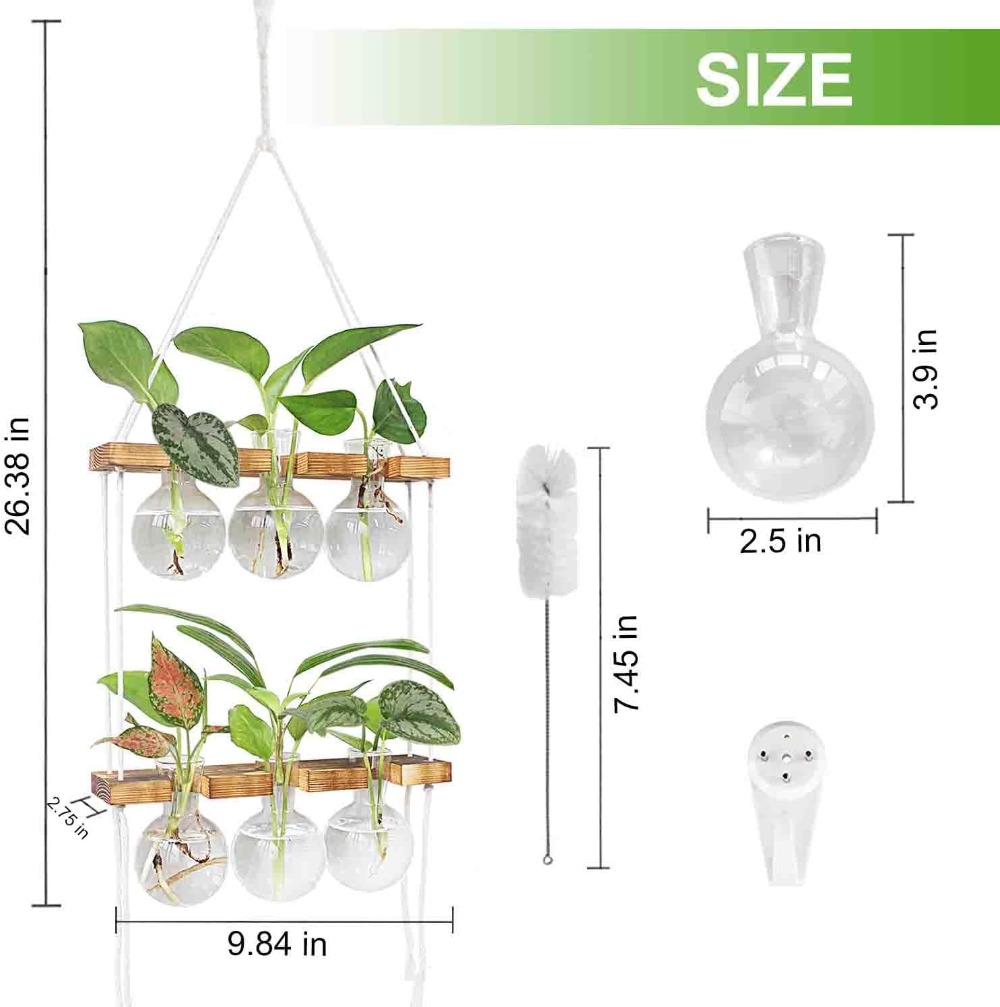 Wall Hanging Plant Propagation - огляд і ціна Propagation Station Vase