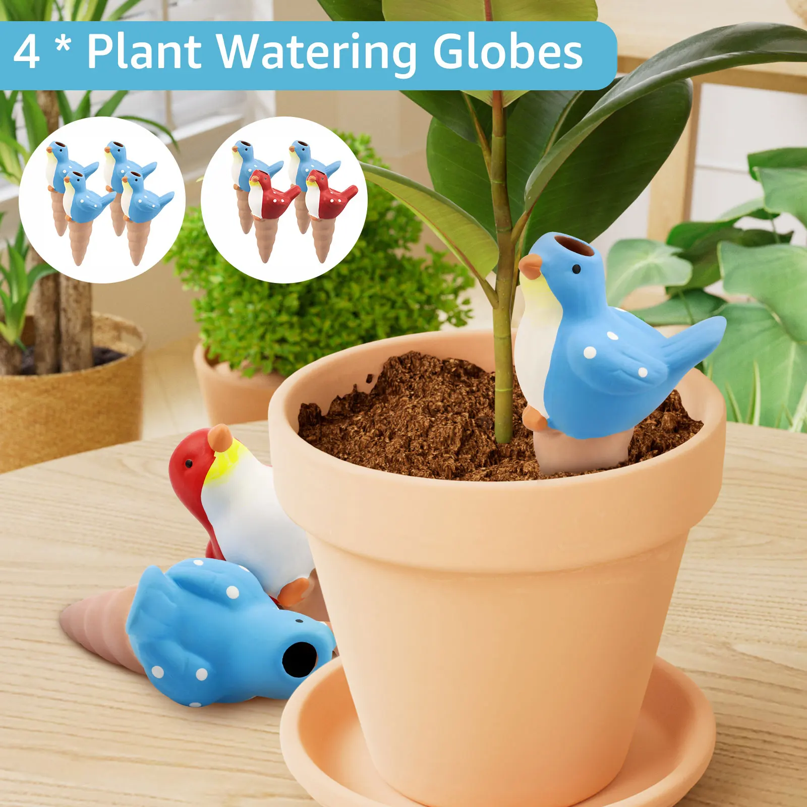 4Pcs Automatic Plant Watering  - огляд і ціна Self Watering Insert